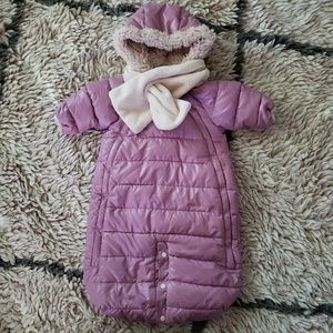 7AM Enfant Duodoune Winter Bunting Snowsuit NWOT